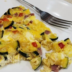 Zucchini-Pancetta Frittata